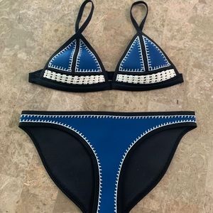 Triangl Blue Bikini (Too & Bottom)